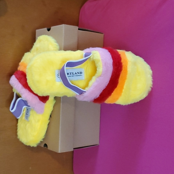 Womens Open-Toe Slingback Slippers - Picture 2 of 11